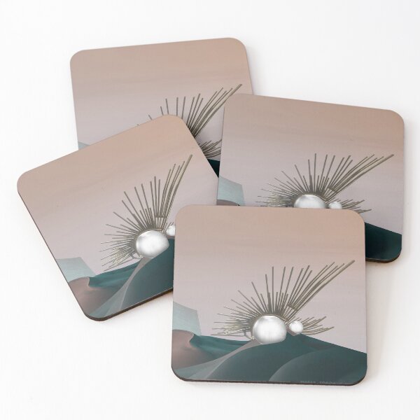 Item preview, Desert Pearls Detail 2/2 (Dark Beige/Petrol) designed and sold by Petra Rosa.