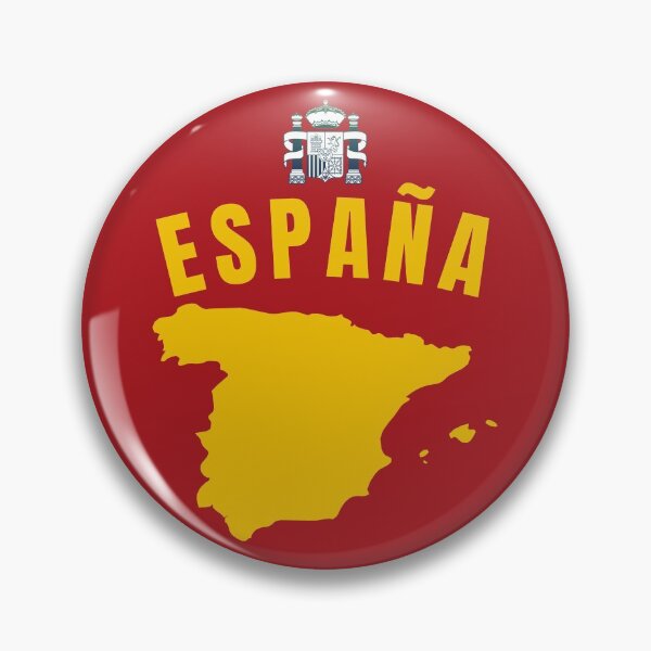 Item preview, Spain Furia Roja Soccer Football Style Map designed and sold by Hoiho Adventure Shirts.