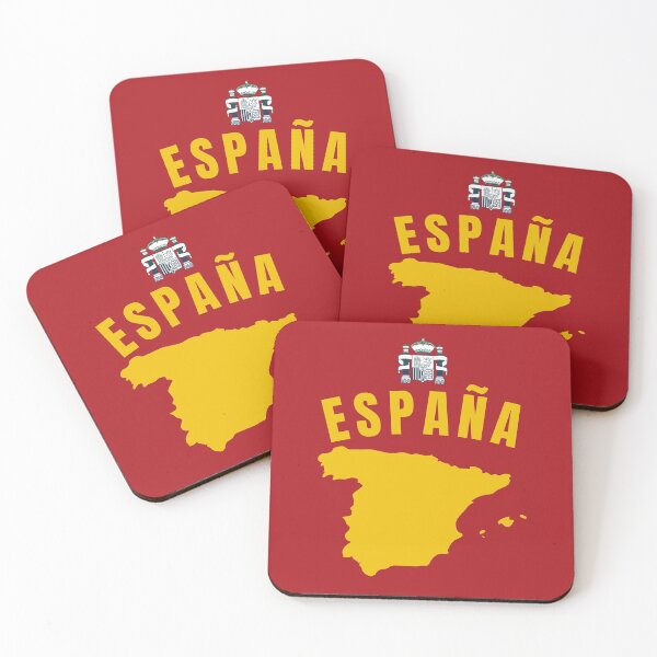 Item preview, Spain Furia Roja Soccer Football Style Map designed and sold by Hoiho Adventure Shirts.