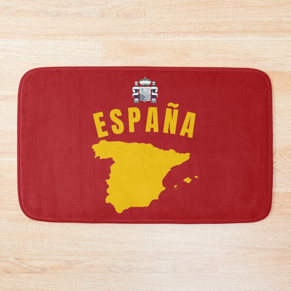 Item preview, Spain Furia Roja Soccer Football Style Map designed and sold by Hoiho Adventure Shirts.