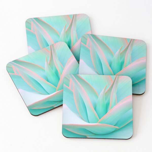 Item preview, Pastel Agave Leaves Close Up designed and sold by Lunar009.