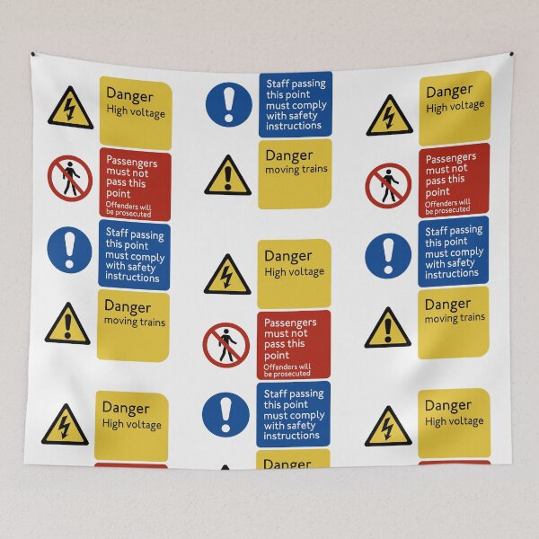 Item preview, End of Platform Sign designed and sold by Green-over-red.