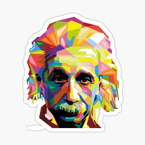 Einstein Technicolor Pegatina