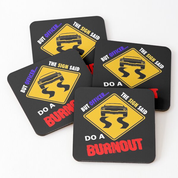 Item preview, Burnout Car Sign designed and sold by Wasabisan.