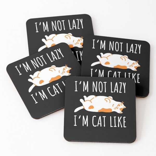 Item preview, Funny I'm Not Lazy I'm Cat Like Cat Hangover Mieze designed and sold by DoSt-997.