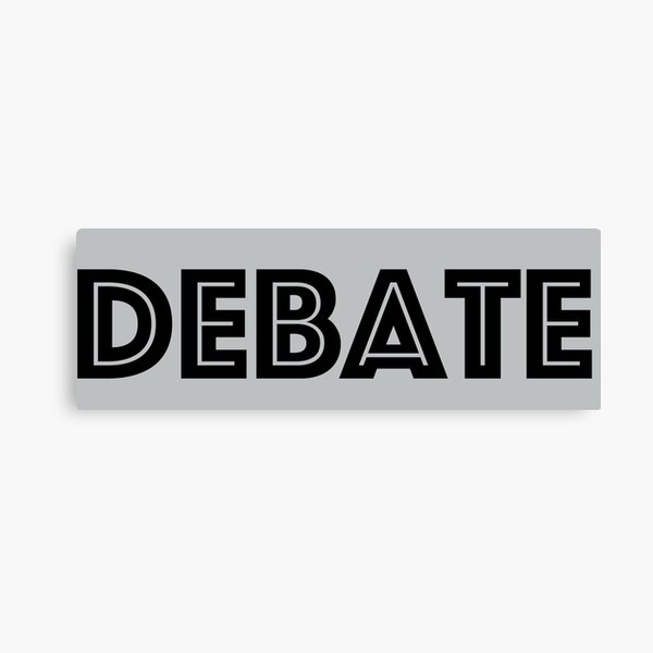 Item preview, Debate! Bold and Outlined designed and sold by debatethewayout.