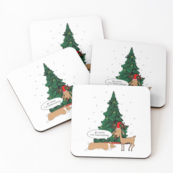 Item preview, Sassy Christmas Corgi - Hibernating designed and sold by MaplewoodMerch.