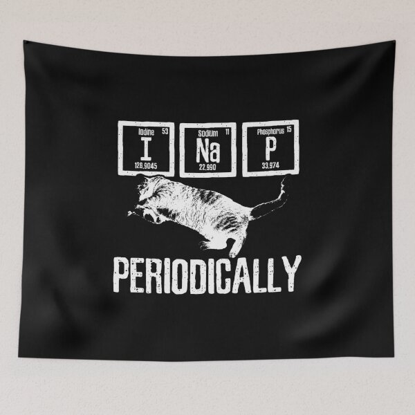 Item preview, I Nap Periodically Cat Hangover Lazy Tired Puss designed and sold by DoSt-997.