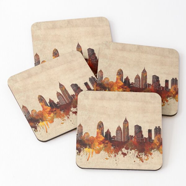Item preview, atlanta skyline vintage designed and sold by BekimART2.