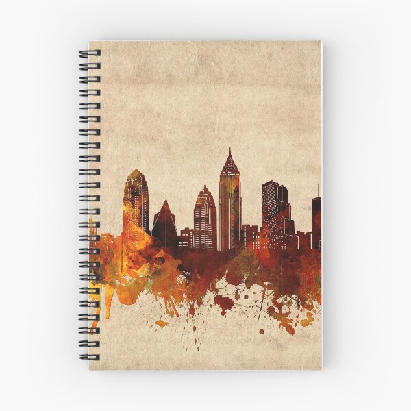 Item preview, atlanta skyline vintage designed and sold by BekimART2.