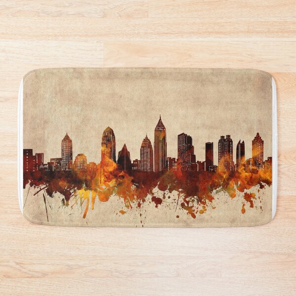 Item preview, atlanta skyline vintage designed and sold by BekimART2.
