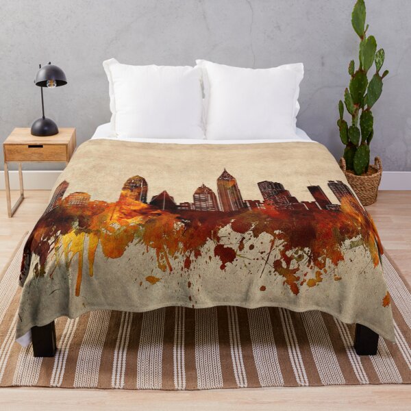 Item preview, atlanta skyline vintage designed and sold by BekimART2.