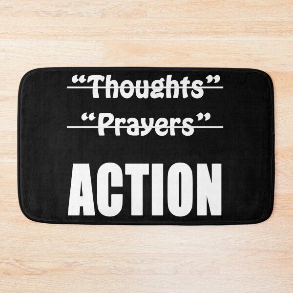 Item preview, Atheist no thoughts or prayers just action  designed and sold by Original Cheddar.