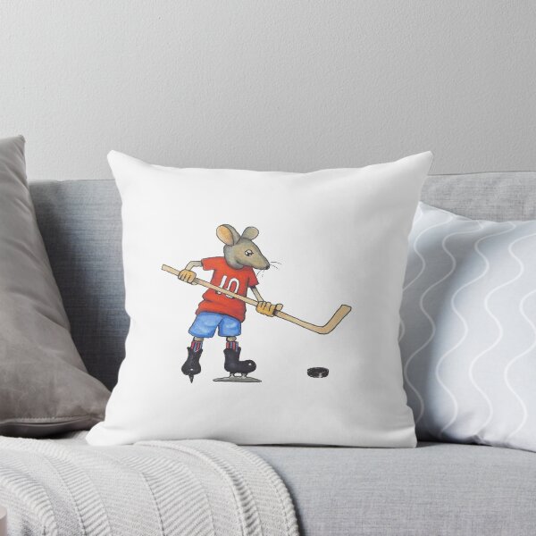 Item preview, Hockey Player Mouse, Original Illustration designed and sold by JoyfulWhimsy.
