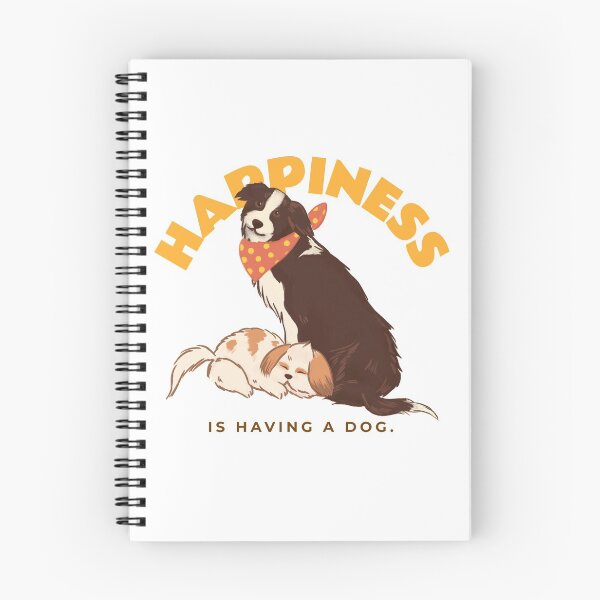Item preview, Happiness is having a dog designed and sold by TamGustam.