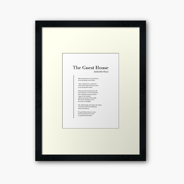 Item preview, The Guest House by Rumi designed and sold by wisemagpie.