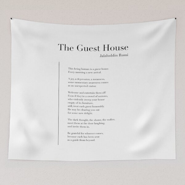 Item preview, The Guest House by Rumi designed and sold by wisemagpie.