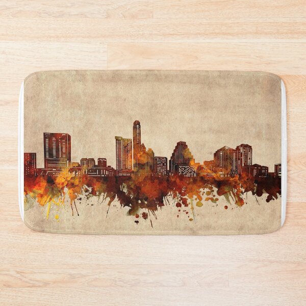 Item preview, austin skyline vintage designed and sold by BekimART2.