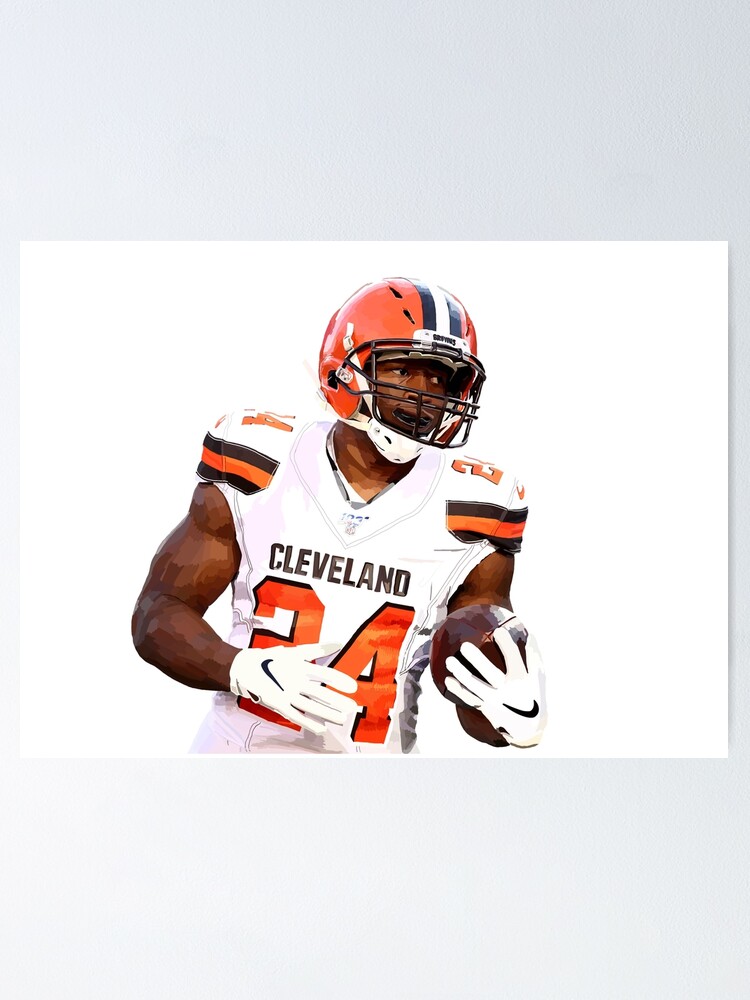 "Nick Chubb " Poster by maddiesiegel | Redbubble