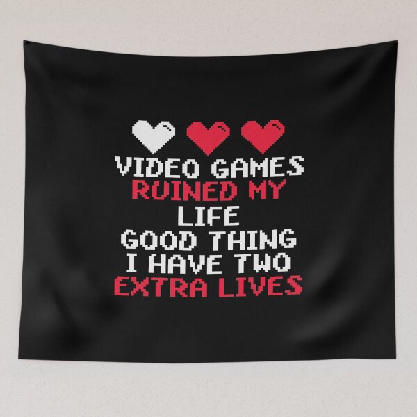 Item preview, Video Games Ruined My Life Gaming Gamer Nerd Geek designed and sold by DoSt-997.