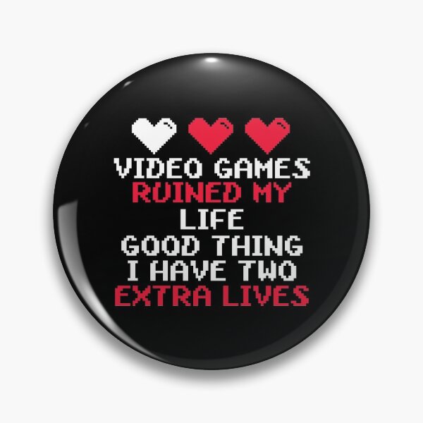 Item preview, Video Games Ruined My Life Gaming Gamer Nerd Geek designed and sold by DoSt-997.
