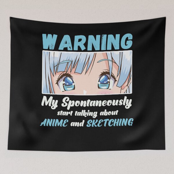 Item preview, Anime Girl Sketching Drawing aesthetic Manga Otaku Kawaii designed and sold by aubb7.