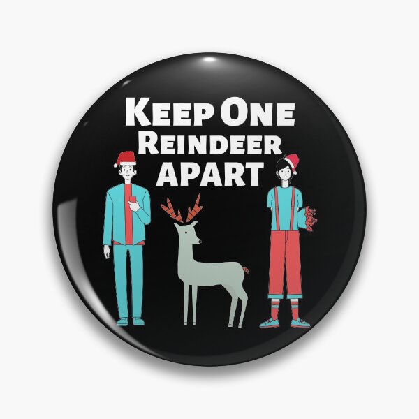 Item preview, Keep One Reindeer Apart designed and sold by Joy Poddar.