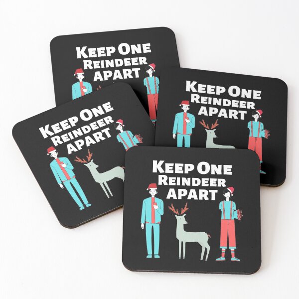 Item preview, Keep One Reindeer Apart designed and sold by Joy Poddar.
