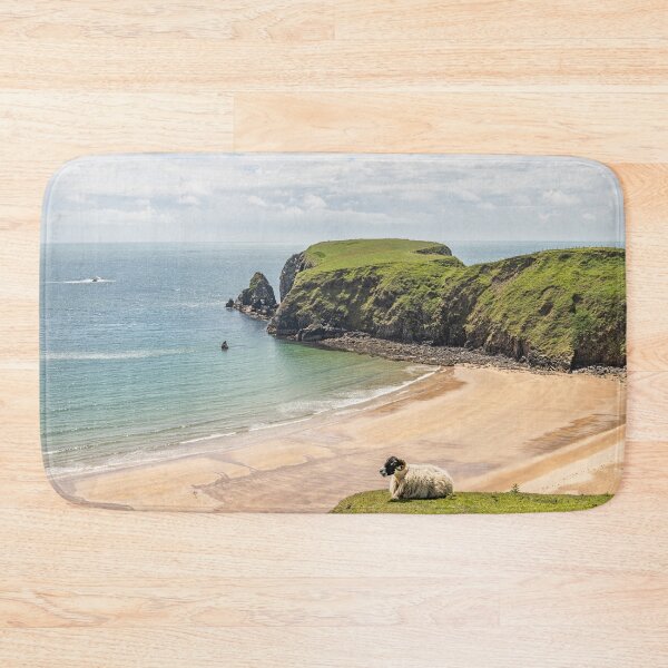 Item preview, A Sheep on the cliffs at Malin Beg Beach designed and sold by dvlcom.