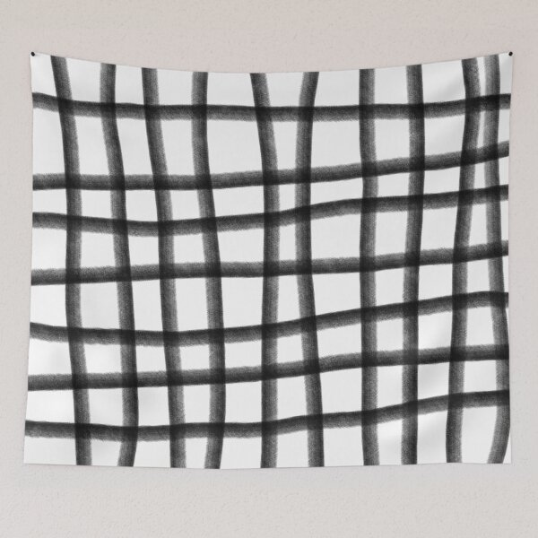 Item preview, Simple crayon lines pattern black and white designed and sold by mooniya-stories.