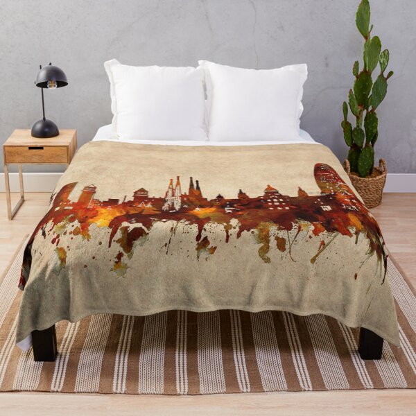 Item preview, barcelona skyline vintage designed and sold by BekimART2.