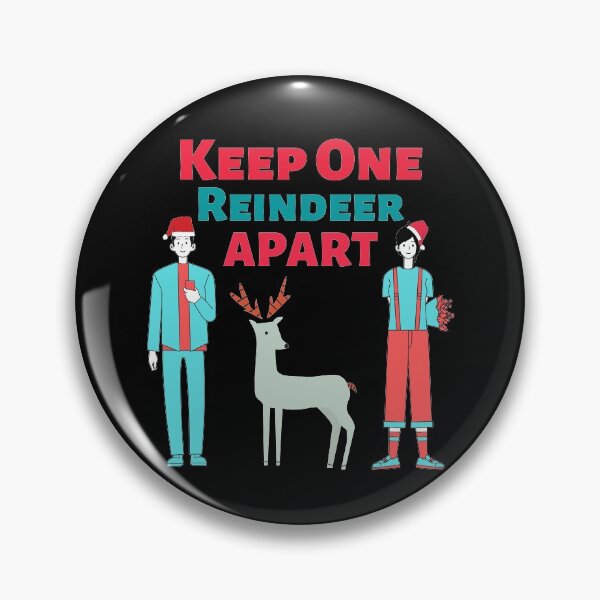 Item preview, Keep One Reindeer Apart designed and sold by Joy Poddar.