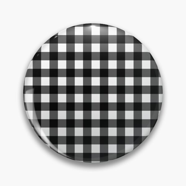 Item preview, Black and White Fine Gingham Checked Print designed and sold by cgroenewald.