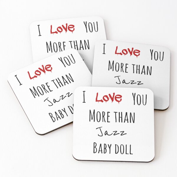 Item preview, I love you more than jazz baby doll designed and sold by lin101.