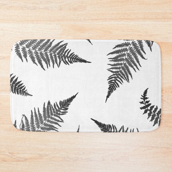 Item preview, Fern Leaves - Black and White Leaf Silhouette Drawing designed and sold by Gerhanj.