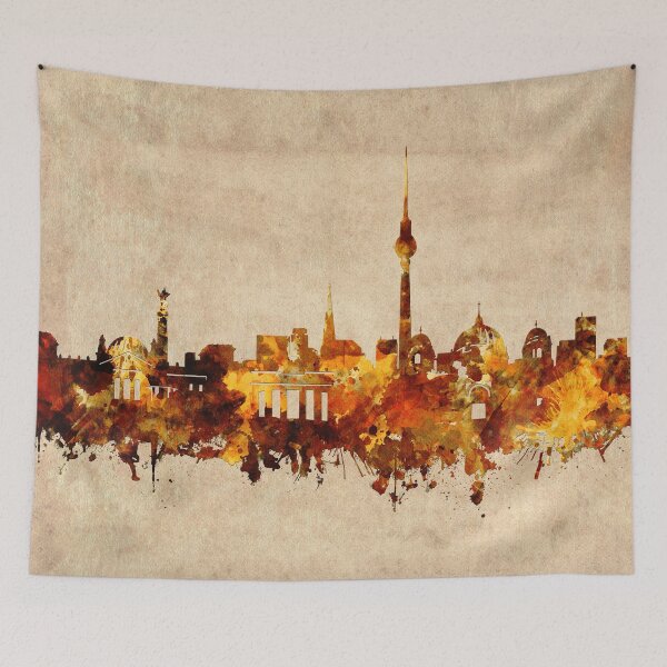 Item preview, berlin skyline vintage designed and sold by BekimART2.