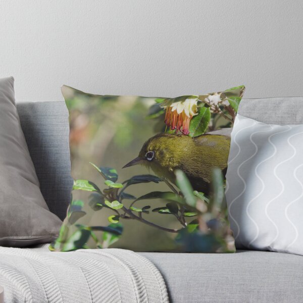 Item preview, Native West Australian bird called the Silvereye closeup designed and sold by hendrikspix.