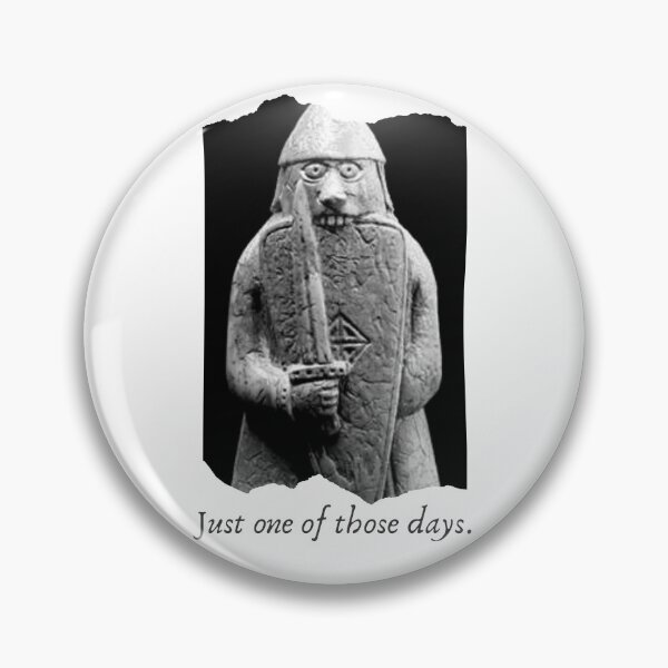 Item preview, Lewis Viking Chessmen - Shield-Biting Berserker: "Just one of those days." designed and sold by Orkneyology.
