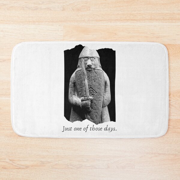 Item preview, Lewis Viking Chessmen - Shield-Biting Berserker: "Just one of those days." designed and sold by Orkneyology.