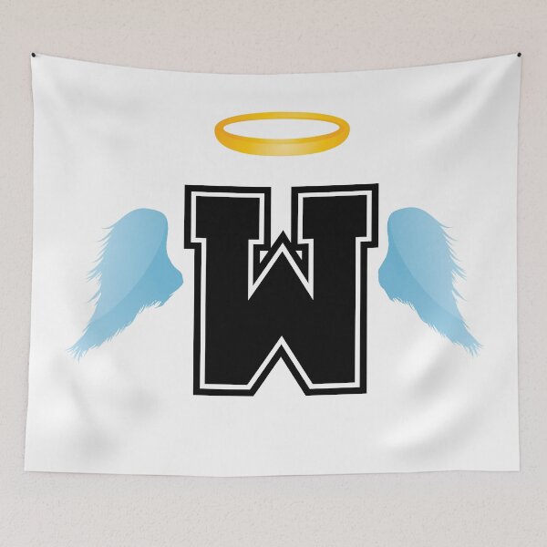 Item preview, Letter W College Font Good Heaven designed and sold by comcamworld.