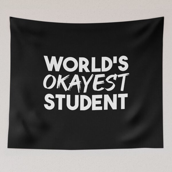 Item preview, World's Okayest Student designed and sold by jacks-tees.