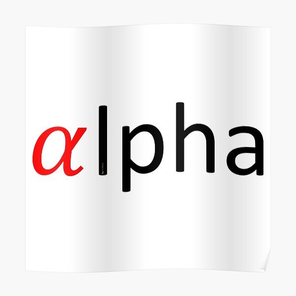 Self-explanatory Terms - Alpha Poster