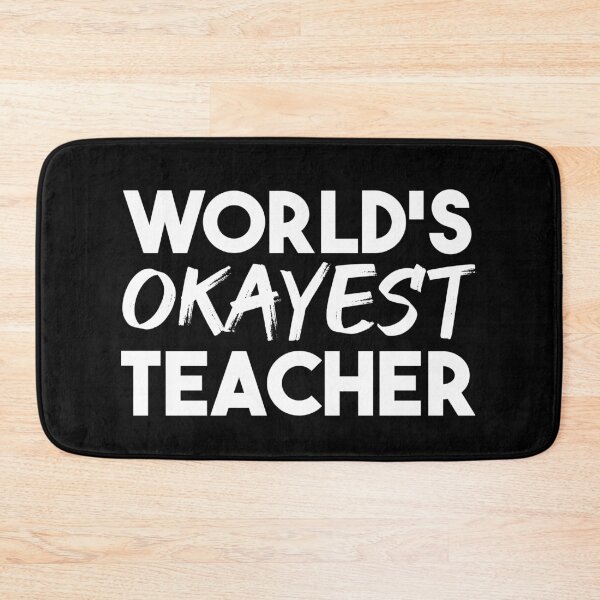 Item preview, World's Okayest Teacher designed and sold by jacks-tees.
