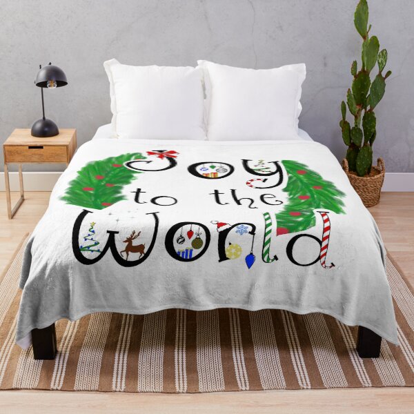 Item preview, Joy to the World Color with Pine Boughs designed and sold by LovenLaughter.