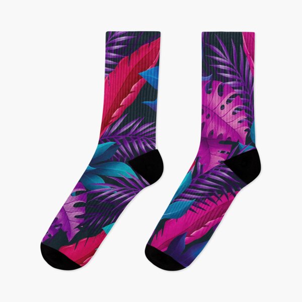 Item preview, Tropical leaves pattern designed and sold by tridentfoundry.