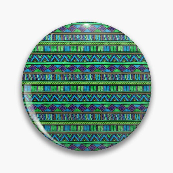 Item preview, Purple Green Blue Shapes Pattern designed and sold by EmiHano.