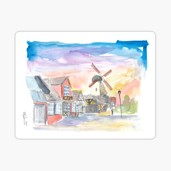 Item preview, Solvang Main Street Danish Feelings In California designed and sold by artshop77.