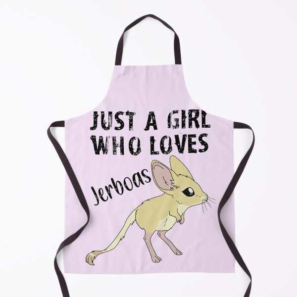 Item preview, Just a Girl Who Loves Jerboas - black text designed and sold by DesignsBySaxton.