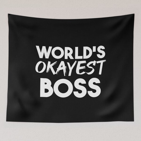 Item preview, World's Okayest Boss designed and sold by jacks-tees.