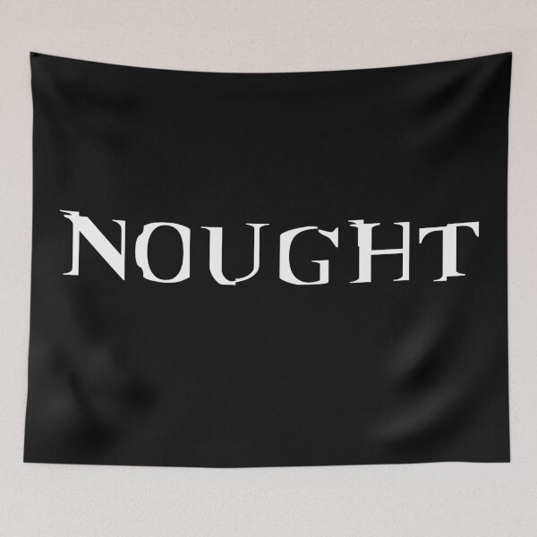 Item preview, Nought Zero Nil Text Sticker Tshirt Edit designed and sold by gamerzemporium.